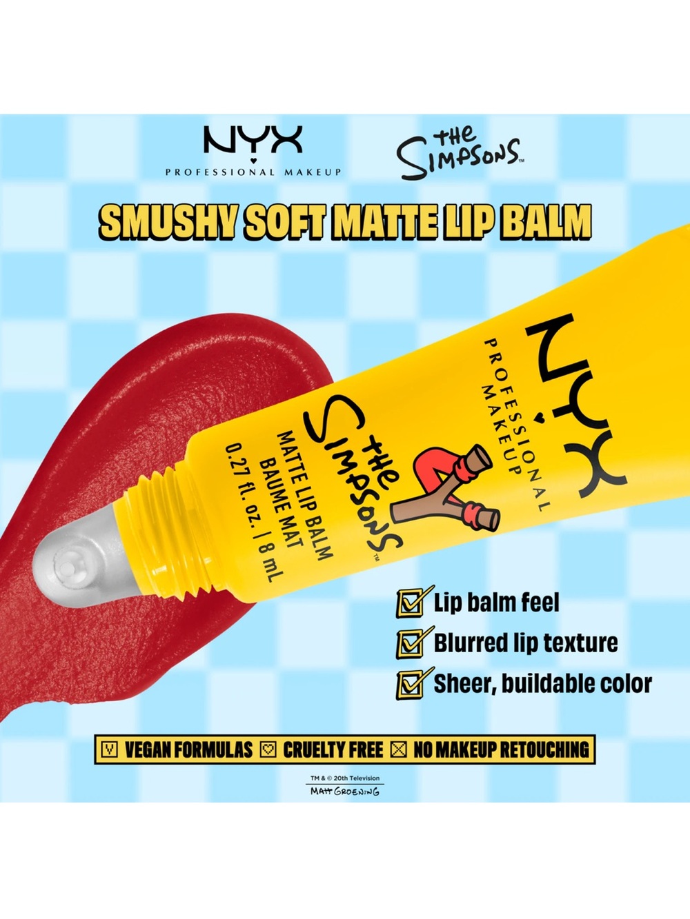 PICK ONE NYX Limited Edition The Simpsons Matte Lip Balm - Picture 7 of 8